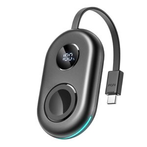 Joyroom JR-W09 3W Bezdrôtová powerbanka s USB-C káblom, čierna