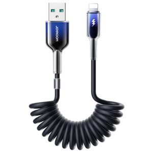Joyroom S-A43 kábel USB-A - Lightning, 3A, 1,5 m, čierny