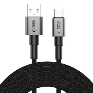 Tech-Protect UltraBoost DNA kábel USB-C, 15W/3A, 3m, sivý