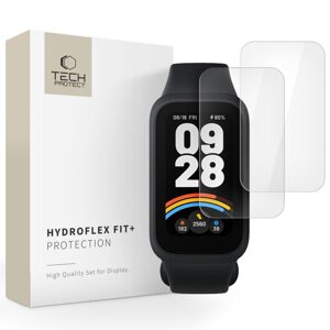 Tech-Protect Hydroflex Fit+, Hydrogélová fólia, Xiaomi Smart Band 9 Active, 2 kusy