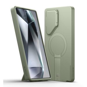 Suritch MagSafe Kickstand Camprotector obal Samsung Galaxy S25 Ultra, zelený