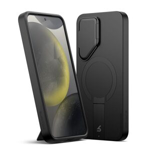 Suritch MagSafe Kickstand Camprotector obal Samsung Galaxy S25 Plus, čierny