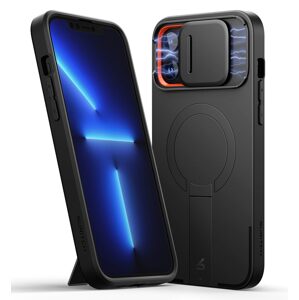 Suritch MagSafe Kickstand Camprotector obal iPhone 12 Pro Max / 13 Pro Max, čierny