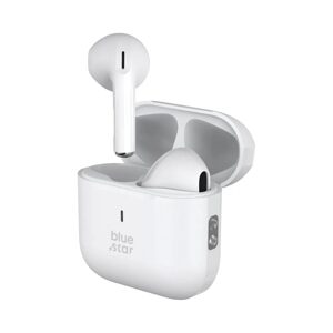 BlueStar Bezdrôtové Bluetooth slúchadlá TWS Nova Fi5, biele