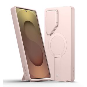 Suritch MagSafe Stojanový Camprotector kryt Samsung Galaxy S25 Ultra, ružový