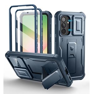 Dexnor 360 Kickstand Camprotector obal na Samsung Galaxy A56, modrý