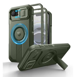 Dexnor MagSafe 360 Stojan Ochranný kryt iPhone 16e, zelený