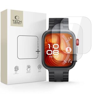 Tech-Protect Tvrdené sklo Glass Fit+, Huawei Watch Fit 4 Pro, 2 kusy