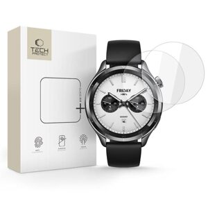 Tech-Protect Tvrdené sklo Glass Fit+, Xiaomi Watch S4, 2 kusy