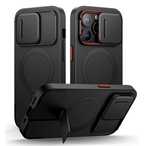 Suritch MagSafe Kickstand Camprotector obal iPhone 14 Pro, čierny