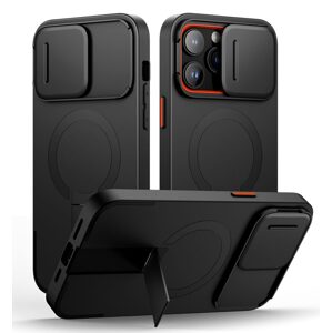 Suritch MagSafe Kickstand Camprotector obal iPhone 14 Pro Max, čierny