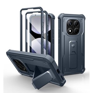 Dexnor 360 Kickstand puzdro Xiaomi Redmi Note 14 Pro 5G / Poco X7, modré