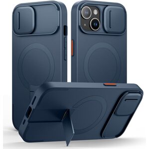 Suritch MagSafe Kickstand Camprotector obal iPhone 13 / 14, modrý