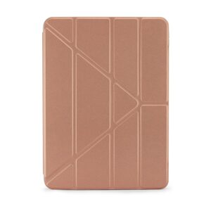 Pipetto Origami TPU puzdro, Apple iPad 10.9 2022 / iPad 11 2025, ružovozlaté