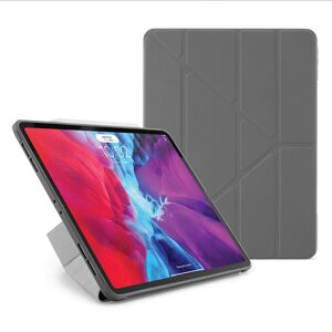 Pipetto Origami Case puzdro, Apple iPad Pro 12.9, 2018 / 2020 / 2021 / 2022, iPad Air 13 2024, sivé