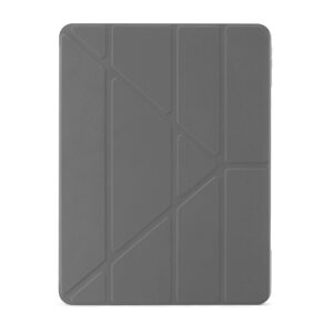Pipetto Origami TPU puzdro, Apple iPad Pro 12.9, 2018 / 2020 / 2021 / 2022, iPad Air 13 2024, sivé