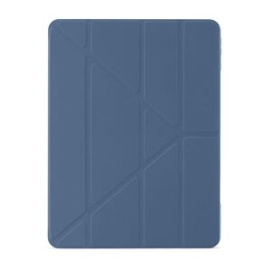 Pipetto Origami TPU puzdro, Apple iPad Pro 12.9, 2018 / 2020 / 2021 / 2022, iPad Air 13 2024, námornícka modrá