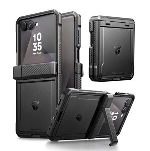Dexnor 360 Kickstand obal Samsung Galaxy Z Flip 7, černý