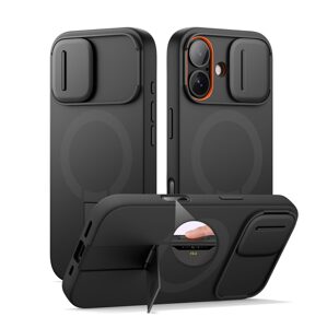 Suritch MagSafe Kickstand Camprotector obal iPhone 17, čierny