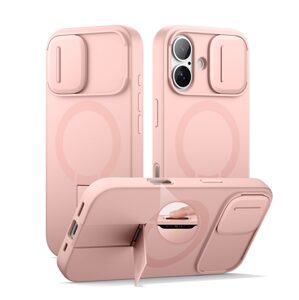 Suritch MagSafe Kickstand Camprotector obal iPhone 17, ružový