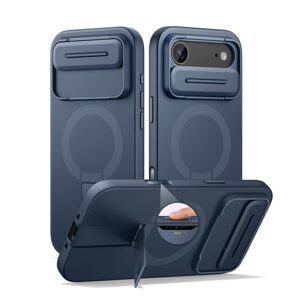 Suritch MagSafe Kickstand Camprotector obal iPhone Air, modrý