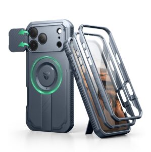 Dexnor MagSafe 360 Kickstand Camprotector obal iPhone 17 Pro Max, modrý