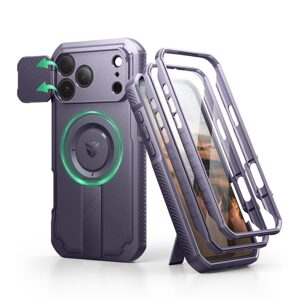 Dexnor MagSafe 360 Kickstand Camprotector obal iPhone 17 Pro Max, fialový