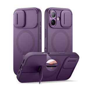 Suritch MagSafe Kickstand Camprotector obal iPhone 17, fialový