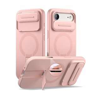 Suritch MagSafe Kickstand Camprotector obal iPhone Air, ružový