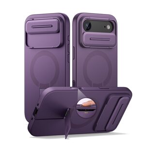 Suritch MagSafe Kickstand Camprotector obal iPhone Air, fialový