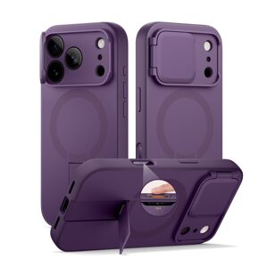 Suritch MagSafe Kickstand Camprotector obal iPhone 17 Pro Max, fialový