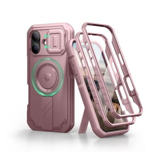 Dexnor MagSafe Kickstand Camprotector obal iPhone 17, ružový