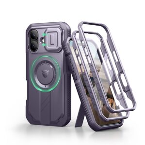 Dexnor MagSafe Kickstand Camprotector obal iPhone 17, fialový