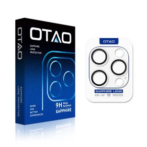 OTAO Sapphire sklo na objektív fotoaparátu, iPhone 15 Pro / 15 Pro Max, čierne