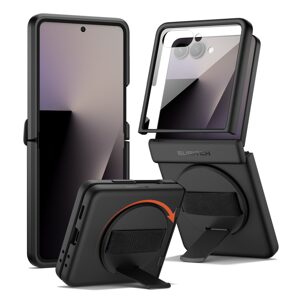 Suritch 360° Kickstand obal Samsung Galaxy Z Flip 7, čierny
