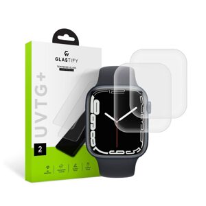 GlasTIFY UVTG+, 2 tvrdené sklá pre Apple Watch 7 / 8 / 9, 41 mm