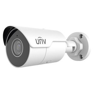 UNIVIEW IP kamera 2688x1520 (4 Mpix), až 30 sns, H.265, obj. 2,8 mm (101,1°), PoE, Mic, IR 50m, WDR 120dB, ROI, Micro SDXC,  (IP6 IPC2124LE-ADF28KM-G