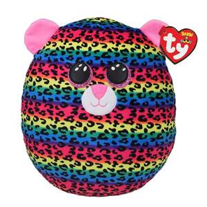 TY Squishy viacfarebný leopard Dotty, 22 cm TY_39286