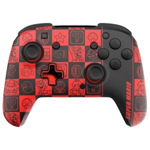 PDP bezdrôtový ovládač pre Nintendo Switch Rematch GLOW, Super Icons, Glow in the Dark 500-202-SPIG