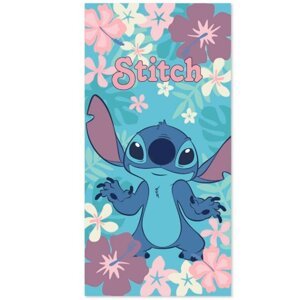 Osúška Stitch Flowers (Disney), bavlna