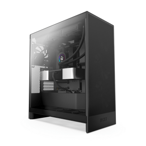 NZXT case H7 Flow  2x 120 mm fan  tempered glass  mesh panel  black CM-H72FB-01