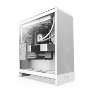 NZXT case H7 Flow, ATX, Mid Tower, white CM-H72FW-01