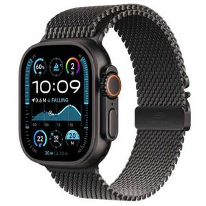 Apple Watch Ultra 2 GPS + Cellular 49mm Black Titanium Case with Black Titanium Milanese Loop - S MX4W3CSA