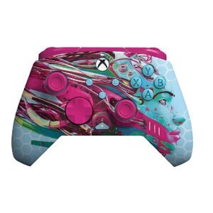 PDP Wired Controller for Xbox Series, Xbox one, PC, Rematch Glow, blue-pink 049-023-ADDM