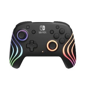 PDP Wireless Controller Afterglow Wave for Nintendo Switch, black 500-252-BK