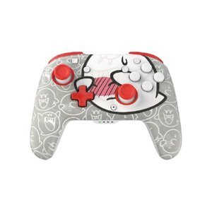 PDP Wireless Controller Rematch Glow for Nintendo Switch, Boo Hoo 500-253-BOHO