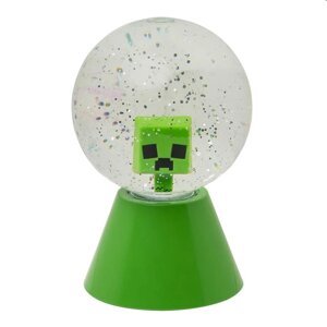 Lampa Creeper Glitter Ball (Minecraft) 5056577751437