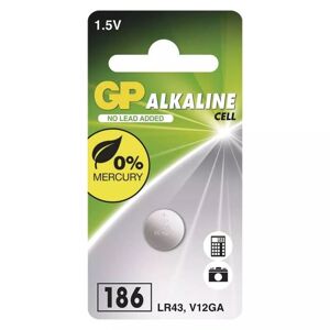 EMOS GP alkalická gombíková batéria 186F (LR43) 1BL B13861