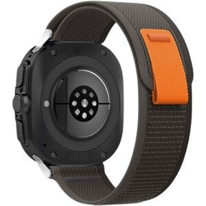 Tech-Protect Nylon Samsung Galaxy Watch Ultra 47mm black/orange