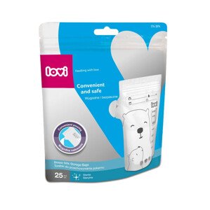 LOVI VRECKA NA USKLADNENIE MATERSKEHO MLIEKA 200ML 25KS
